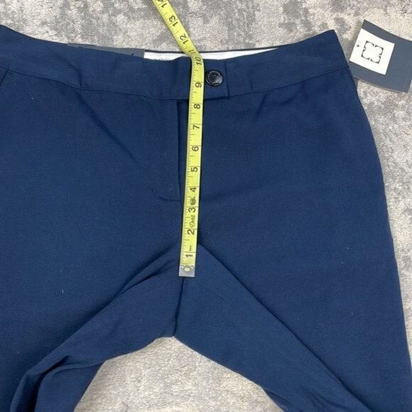 NWT Liz Claiborne Jackie Trouser Pants Navy Blue Career Office Corporate Sz 10 - Picture 5 of 12